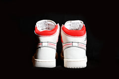 Air Jordan 1 Mid SE  Smoke Off White/ Red Stitch