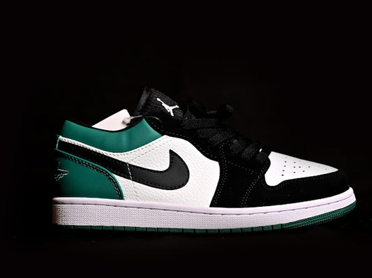 Air Jordan 1 Low Green Toe (White/ Black/Green)