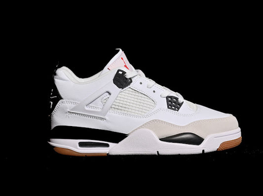 Air Jordan 4 Retro "Black & White/ Gum"