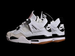 Air Jordan 4 Retro "Black & White/ Gum"