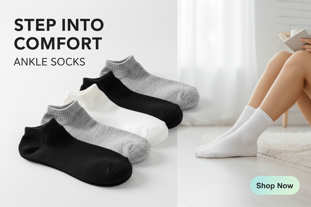 banner for ankle socks