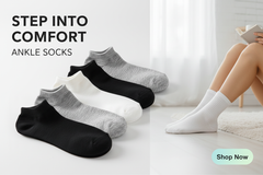 banner for ankle socks