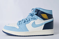 Nike Air Jordan 1 "Obsidian" Sneakers - Light Blue and White