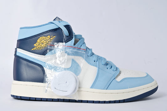 Nike Air Jordan 1 "Obsidian" Sneakers - Light Blue and White