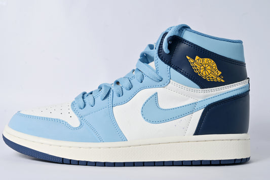 Nike Air Jordan 1 "Obsidian" Sneakers - Light Blue and White