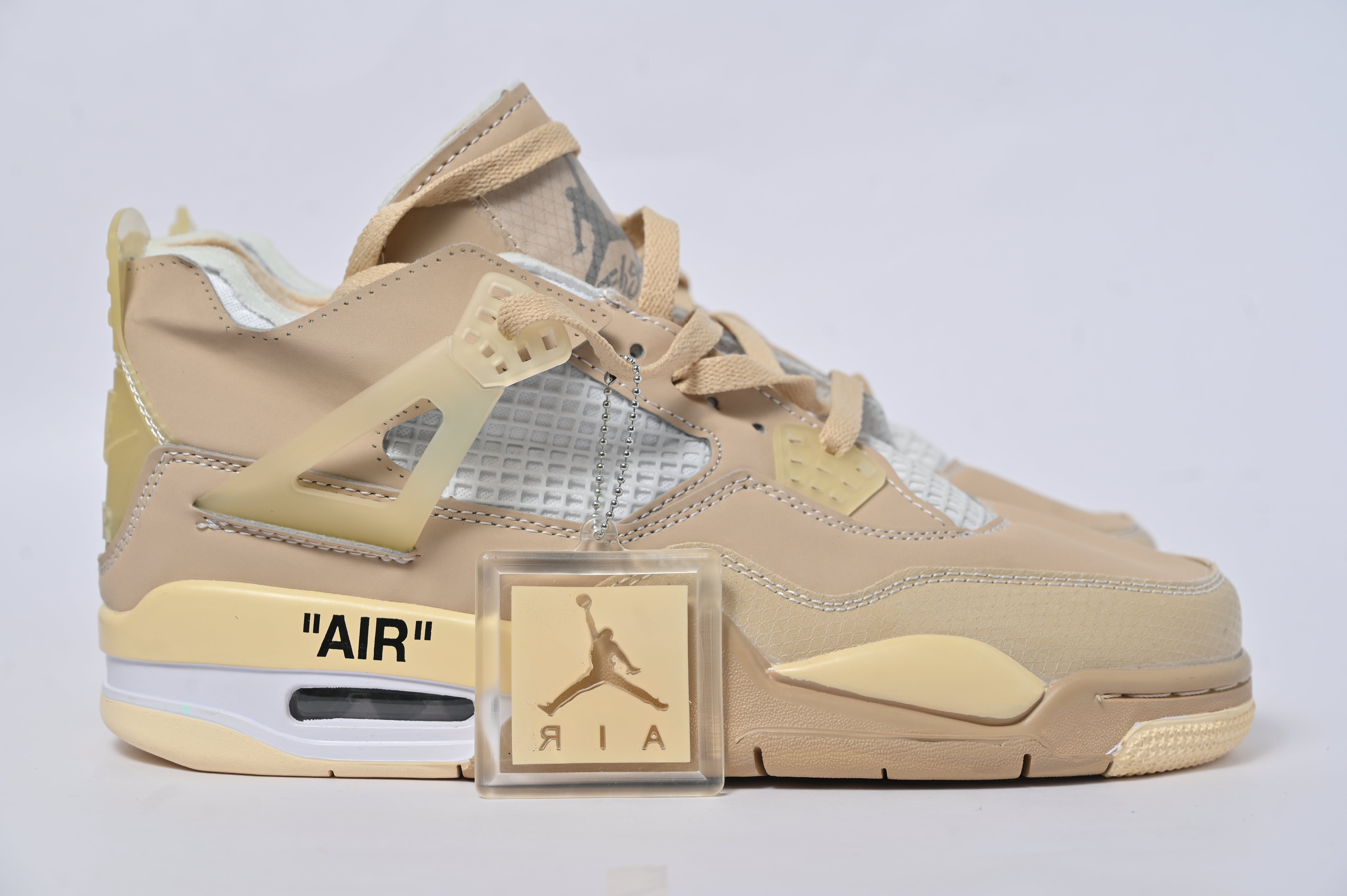 Off-White x Air Jordan 4 “Sail”
