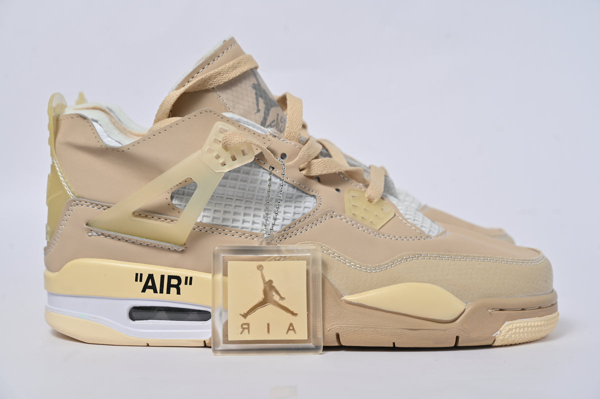 Off-White x Air Jordan 4 “Sail”