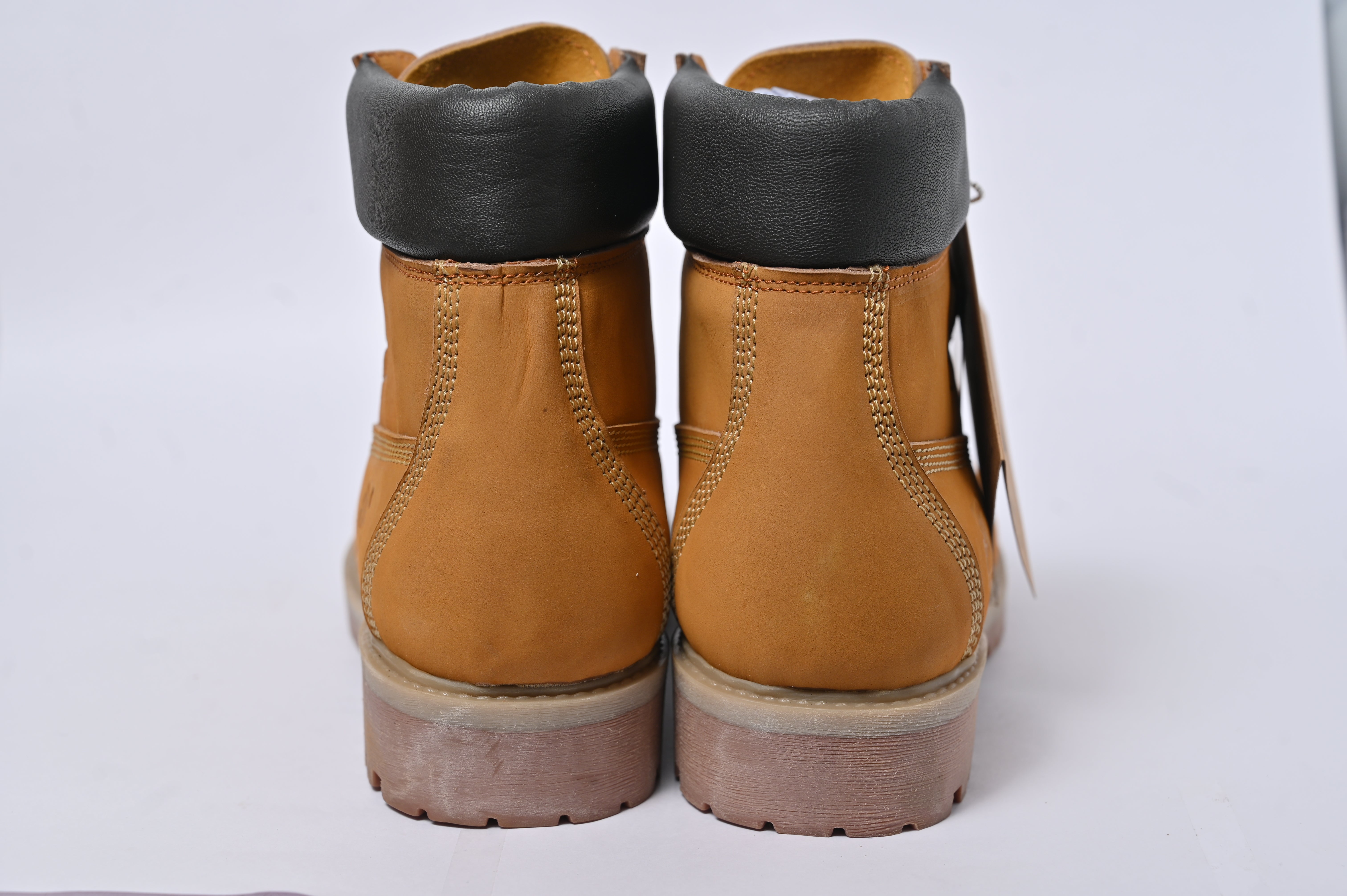 Tan Timberland Boots " Steel Toe "