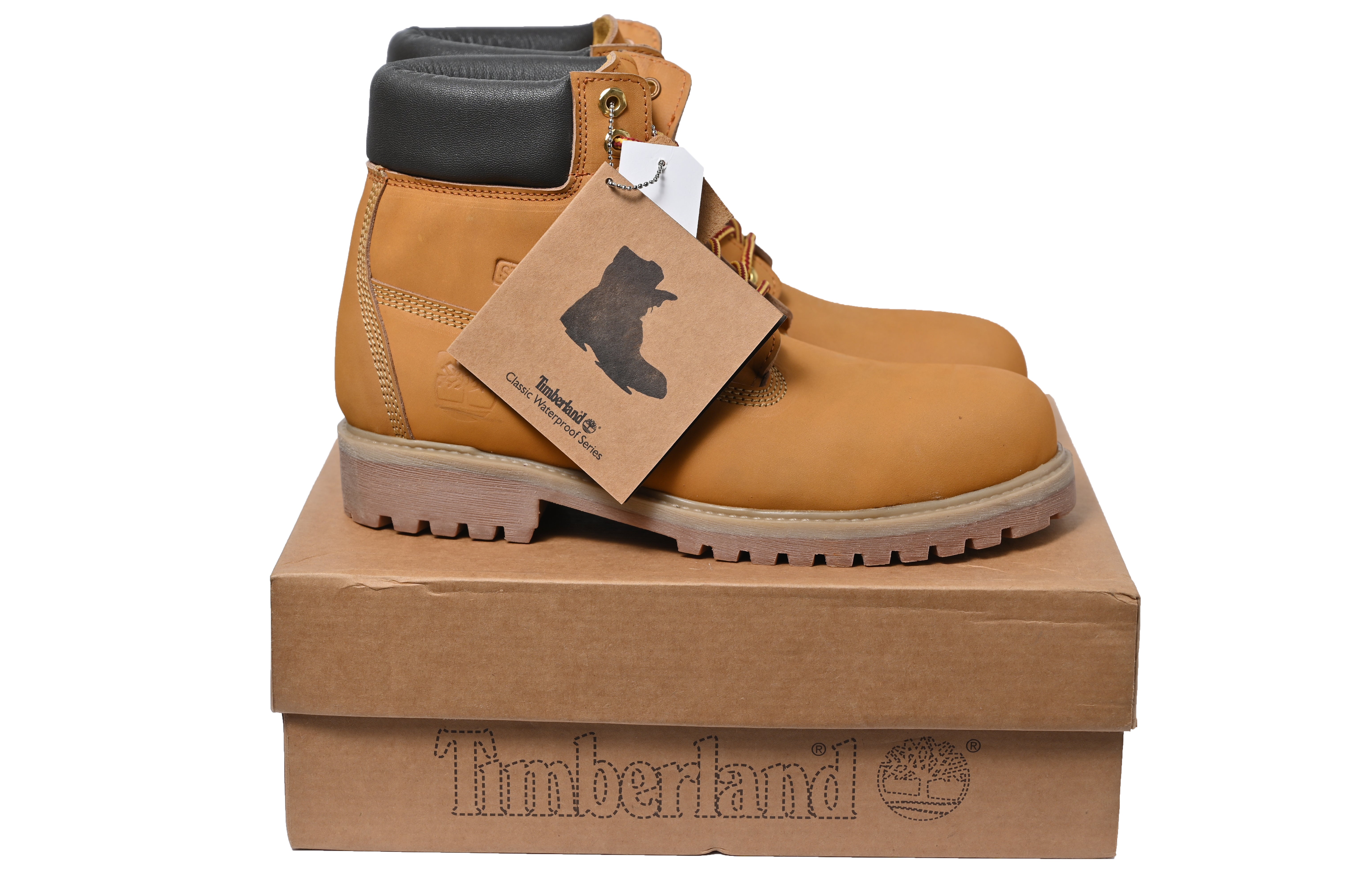 Tan Timberland Boots " Steel Toe "