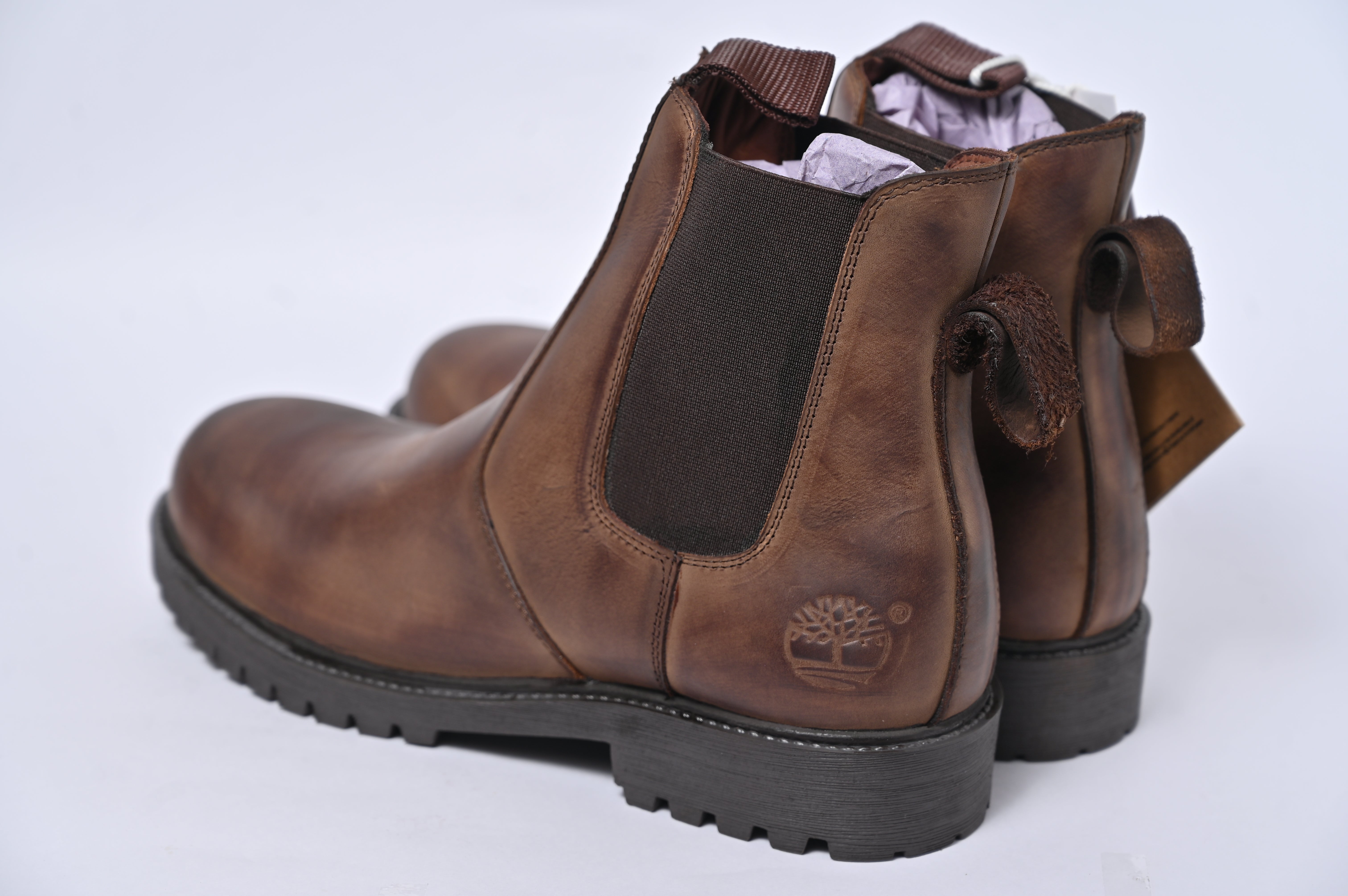 Timberland Chelsea Boots "Steel Toe" Brown