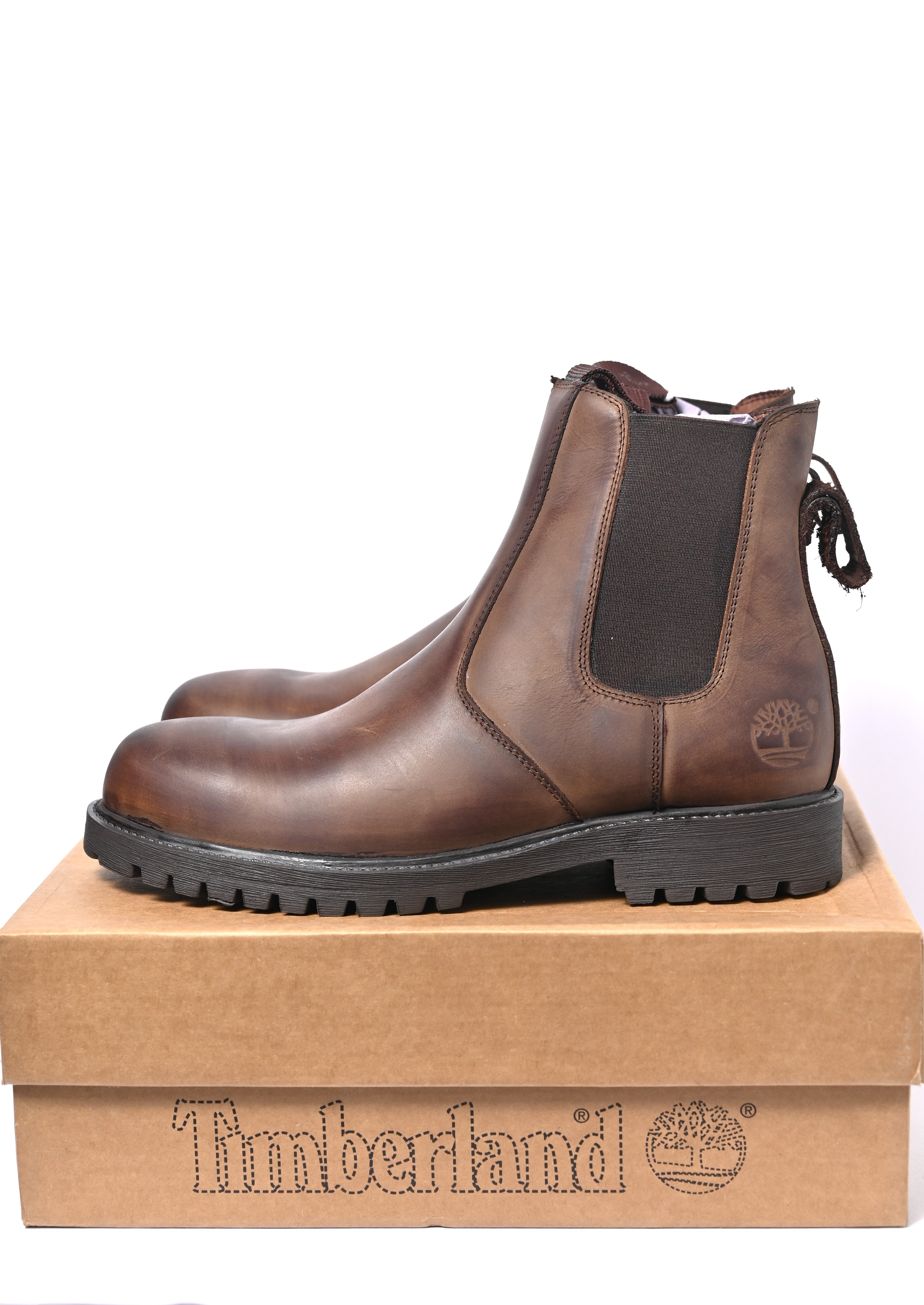 Timberland Chelsea Boots "Steel Toe" Brown