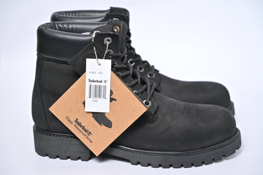 Black Timberland Boots " Steel Toe "